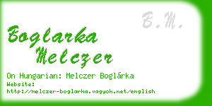 boglarka melczer business card